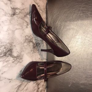 Deep burgundy Alfani Mary Jane pumps